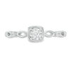 Thumbnail Image 3 of 0.085 CT. T.W. Diamond Art Deco Ring in 10K White Gold