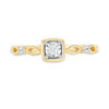 Thumbnail Image 3 of 0.085 CT. T.W. Diamond Art Deco Ring in 10K Gold