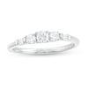 Thumbnail Image 0 of 0.29 CT. T.W. Diamond Three Stone Engagement Ring in 10K White Gold