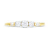 0.29 CT. T.W. Diamond Three Stone Engagement Ring in 10K Gold