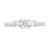 Thumbnail Image 3 of 0.29 CT. T.W. Diamond Duo-Sides Engagement Ring in 10K White Gold