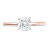 Thumbnail Image 3 of 0.80 CT. Diamond Solitaire Engagement Ring in 14K Rose Gold (I/I2)