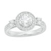 Thumbnail Image 0 of 1.23 CT. T.W. Diamond Frame Engagement Ring in 14K White Gold