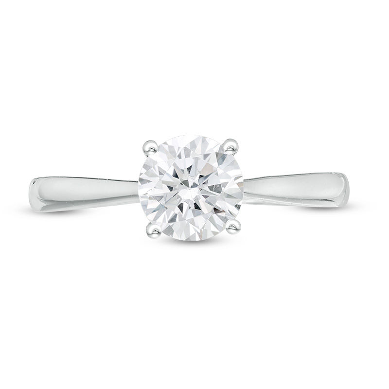 0.80 CT. Diamond Solitaire Engagement Ring in 14K White Gold (I/I2)