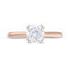 Thumbnail Image 3 of 0.80 CT. Diamond Solitaire Engagement Ring in 14K Rose Gold (I/I2)