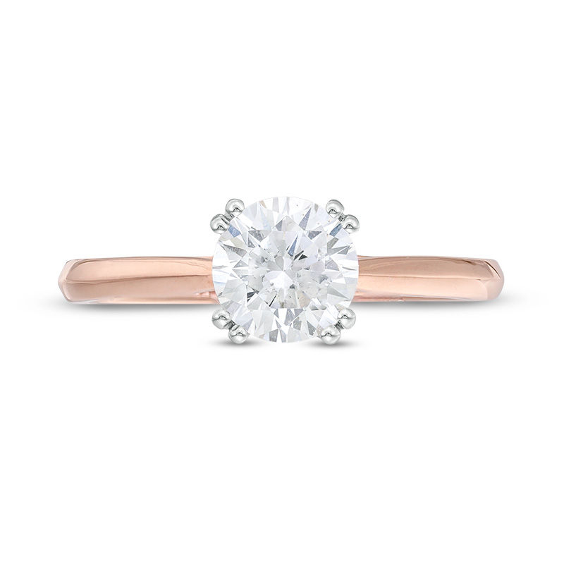 0.80 CT. Diamond Solitaire Engagement Ring in 14K Rose Gold (I/I2)