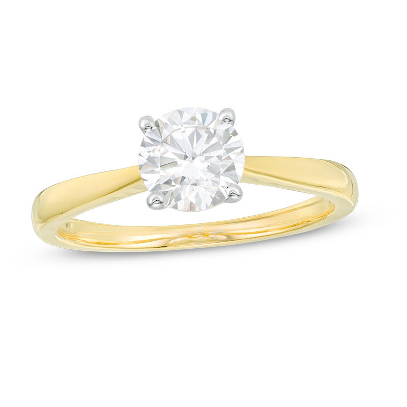 0.80 CT. Diamond Solitaire Engagement Ring in 14K Gold (I/I2)