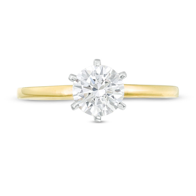 0.80 CT. Diamond Solitaire Engagement Ring in 14K Gold (I/I2)