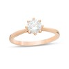Thumbnail Image 1 of 0.58 CT. Diamond Solitaire Engagement Ring in 14K Rose Gold (I/I2)