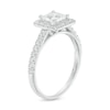 1.23 CT. T.W. Princess-Cut Diamond Frame Engagement Ring in 14K White Gold