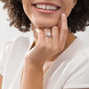 Thumbnail Image 2 of 1.45 CT. T.W. Diamond Double Frame Split Shank Engagement Ring in 14K White Gold