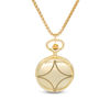 Thumbnail Image 1 of Ladies' James Michael Gold-Tone Pocket Watch Pendant with White Dial (Model: WPA181008C)