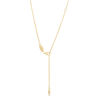 Vera Wang Love Collection 15.0mm "LOVE" Token Pendant in 10K Gold - 19"