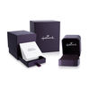 Thumbnail Image 2 of Hallmark Diamonds Gratitude 0.10 CT. T.W. Diamond Sideways Infinity Necklace in Sterling Silver