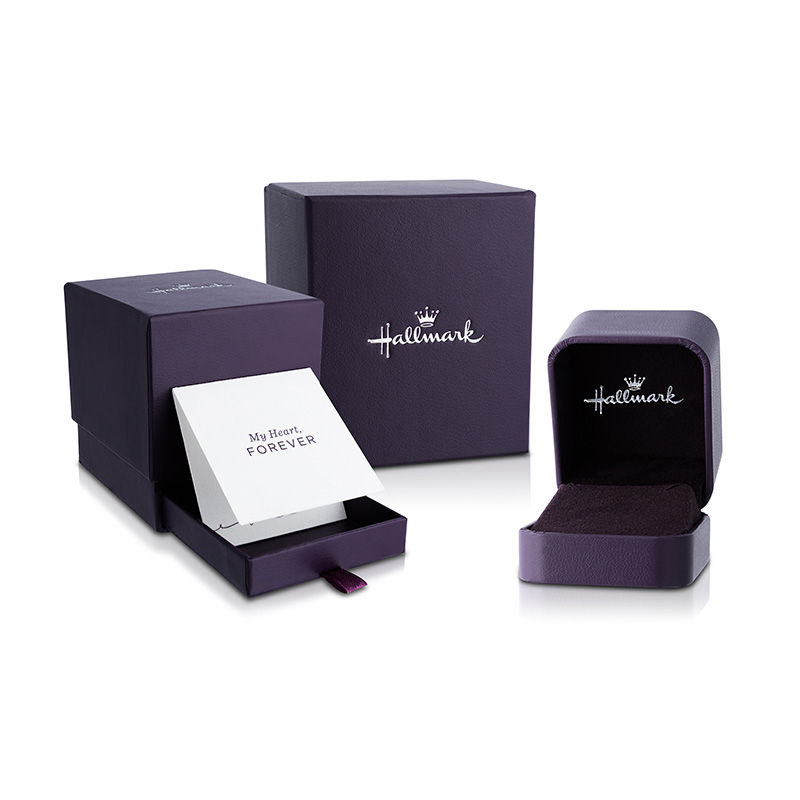 Hallmark Diamonds Gratitude 0.10 CT. T.W. Diamond Sideways Infinity ...