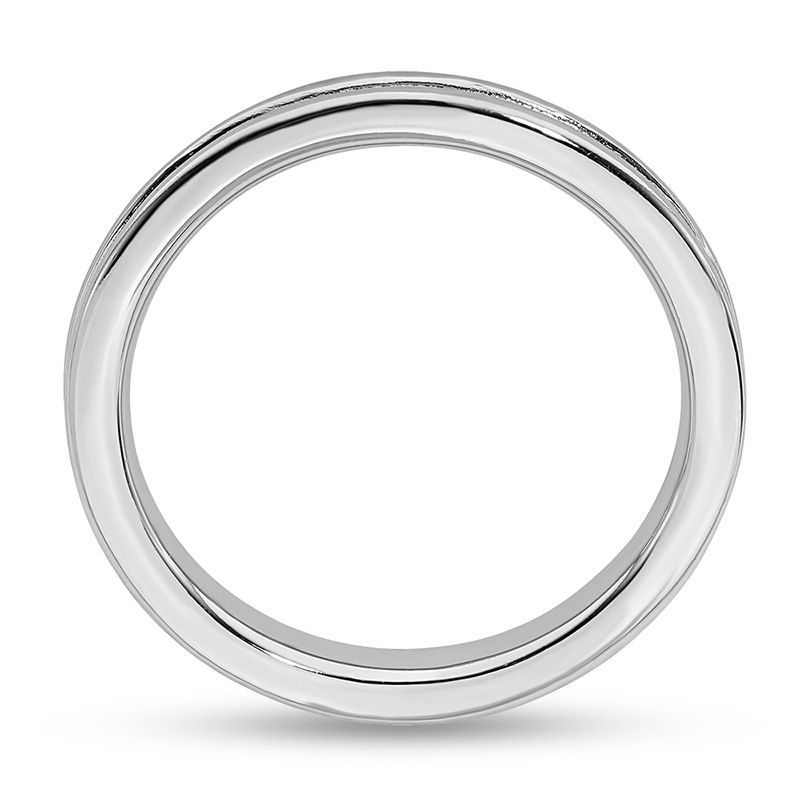 Main Image 2 of Stackable Expressions™ 2.0mm Textured Ring in Sterling Silver