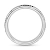 Thumbnail Image 2 of Stackable Expressions™ 3.5mm Black Enamel "Faith" Band in Sterling Silver