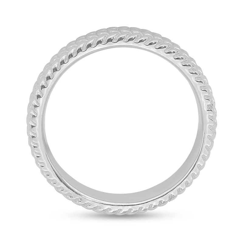 Main Image 2 of Stackable Expressions™ 4.5mm Tire Tread Band in Sterling Silver