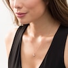 Thumbnail Image 2 of 0.18 CT. T.W. Composite Diamond Tilted Butterfly Pendant in 10K Rose Gold