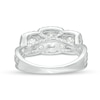 Thumbnail Image 3 of 2.00 CT. T.W. Diamond Past Present Future® Frame Twist Shank Engagement Ring in 14K White Gold