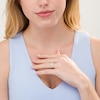 Thumbnail Image 2 of 0.58 CT. T.W. Diamond Three Stone Open Bypass Bridal Set in 10K Two-Tone Gold