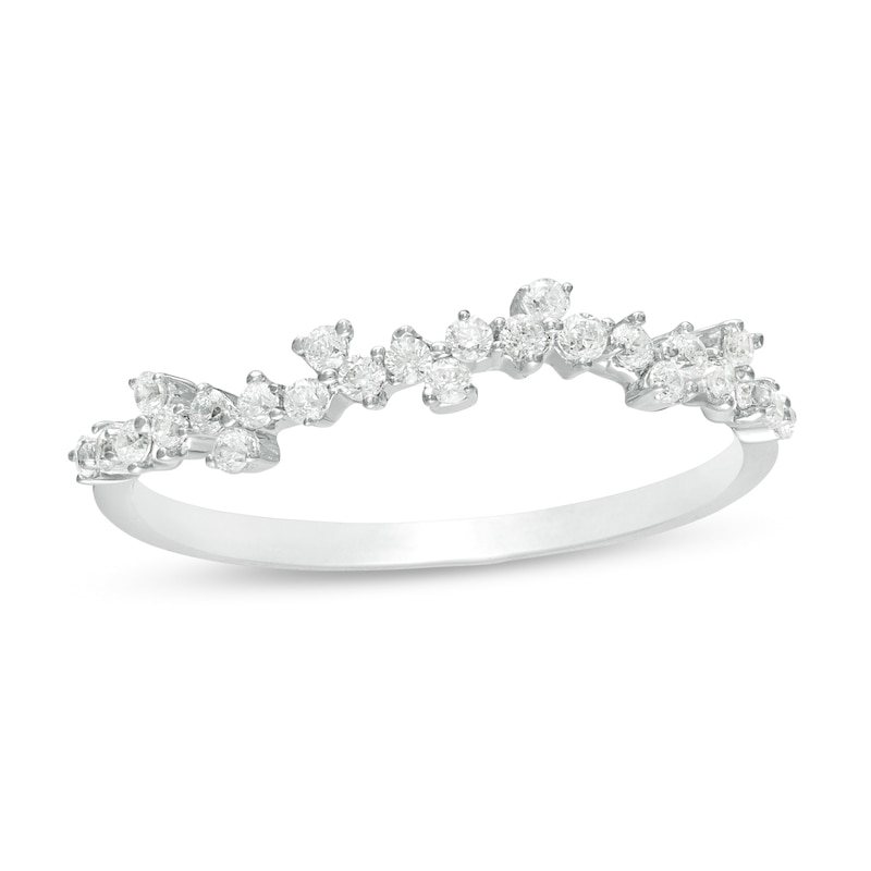 0.23 CT. T.W. Diamond Scatter Anniversary Band in 10K Gold|Peoples Jewellers