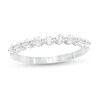 Thumbnail Image 0 of 0.37 CT. T.W. Diamond Nine Stone Anniversary Band in 10K White Gold