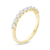 Thumbnail Image 3 of 0.37 CT. T.W. Diamond Nine Stone Anniversary Band in 10K Gold