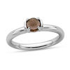 Thumbnail Image 1 of Stackable Expressions™ 5.0mm Smoky Quartz Ring in Sterling Silver