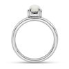 Thumbnail Image 1 of Stackable Expressions™ 5.0mm White Agate Ring in Sterling Silver