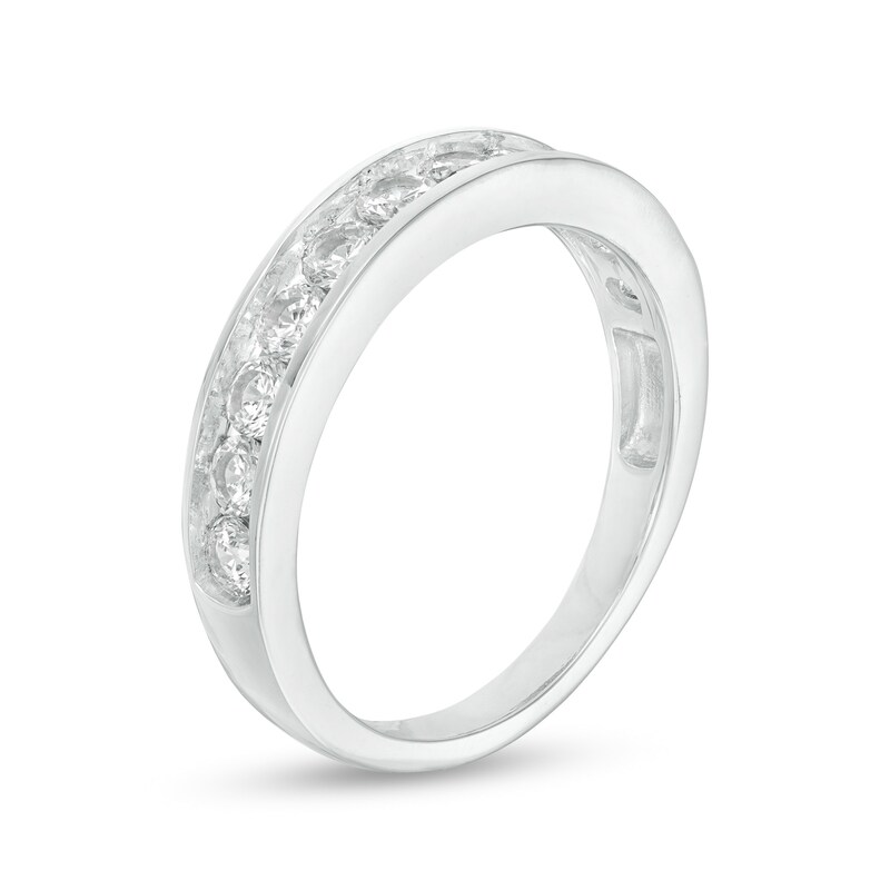 Main Image 3 of 0.75 CT. T.W. Diamond Anniversary Band in 10K White Gold