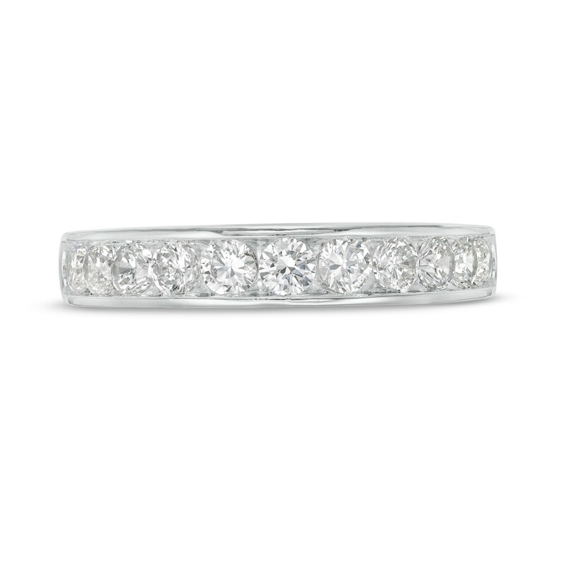 Main Image 4 of 0.75 CT. T.W. Diamond Anniversary Band in 10K White Gold