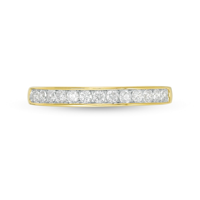 Main Image 4 of 0.37 CT. T.W. Diamond Anniversary Band in 10K Gold