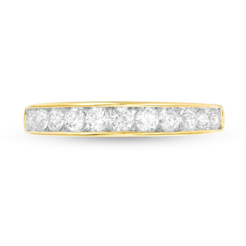 Main Image 4 of 0.58 CT. T.W. Diamond Anniversary Band in 10K Gold