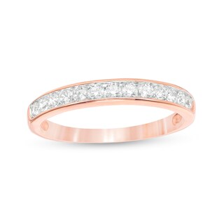 0.37 CT. T.W. Diamond Anniversary Band in 10K Rose Gold
