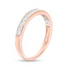 Thumbnail Image 2 of 0.37 CT. T.W. Diamond Anniversary Band in 10K Rose Gold