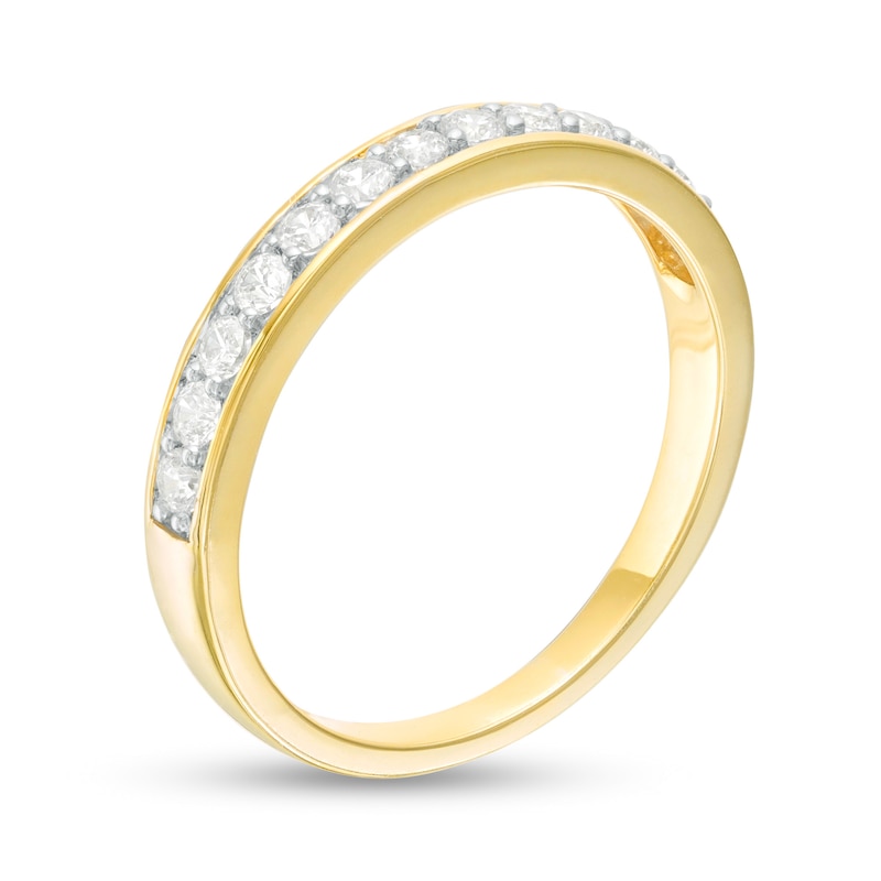 Main Image 3 of 0.37 CT. T.W. Diamond Anniversary Band in 10K Gold