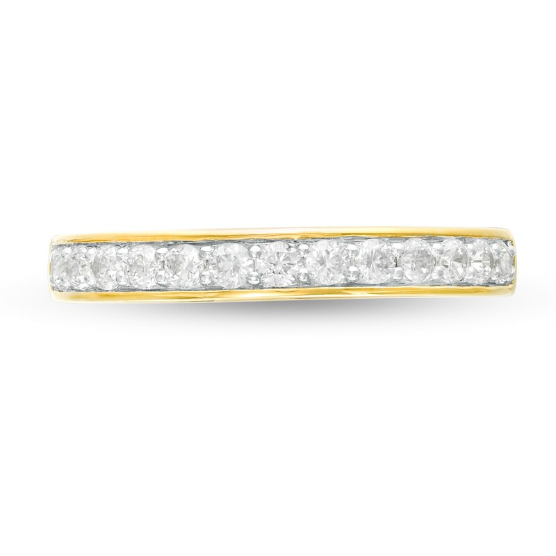 Main Image 4 of 0.37 CT. T.W. Diamond Anniversary Band in 10K Gold
