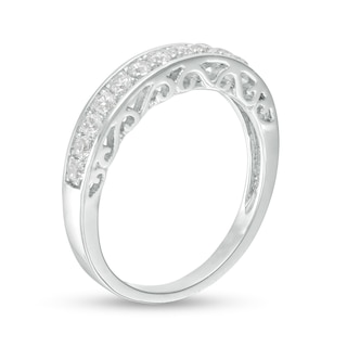 0.37 CT. T.W. Diamond Anniversary Band in 10K White Gold