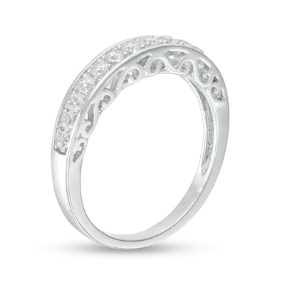 0.37 CT. T.W. Diamond Anniversary Band in 10K White Gold
