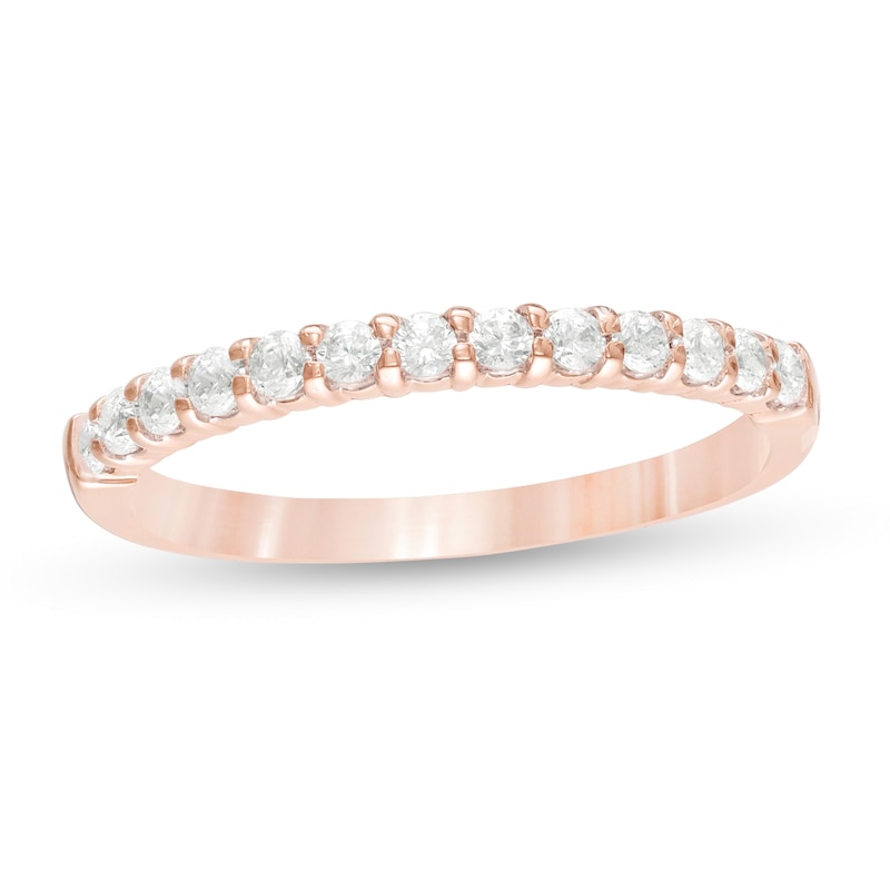 0.37 CT. T.W. Diamond Anniversary Band in 10K Rose Gold