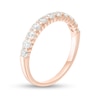 Thumbnail Image 2 of 0.58 CT. T.W. Diamond Anniversary Band in 10K Rose Gold