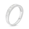 Thumbnail Image 2 of 0.58 CT. T.W. Baguette and Round Diamond Alternating Anniversary Band in 10K White Gold
