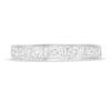 Thumbnail Image 3 of 0.75 CT. T.W. Baguette and Round Diamond Alternating Anniversary Band in 10K White Gold
