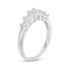 Thumbnail Image 2 of 0.85 CT. T.W. Princess-Cut Diamond Five Stone Anniversary Band in 10K White Gold