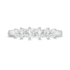 Thumbnail Image 3 of 0.85 CT. T.W. Princess-Cut Diamond Five Stone Anniversary Band in 10K White Gold