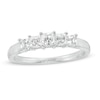 Thumbnail Image 1 of 0.58 CT. T.W. Princess-Cut Diamond Five Stone Anniversary Band in 10K White Gold