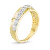 Thumbnail Image 2 of 0.75 CT. T.W. Diamond Wavy Crossover Anniversary Band in 10K Gold