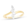 0.23 CT. T.W. Journey Diamond Bypass Ring in 10K Gold
