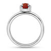 Thumbnail Image 1 of Stackable Expressions™ 5.0mm Carnelian Ring in Sterling Silver